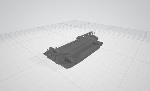 M3 Amphibian unfolded