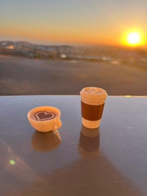 Coffee Keychain Set ☕ | Mini Coffee Accessories Collection