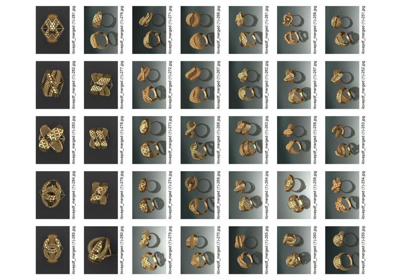 light weight jaali ring 40 STL ready for print