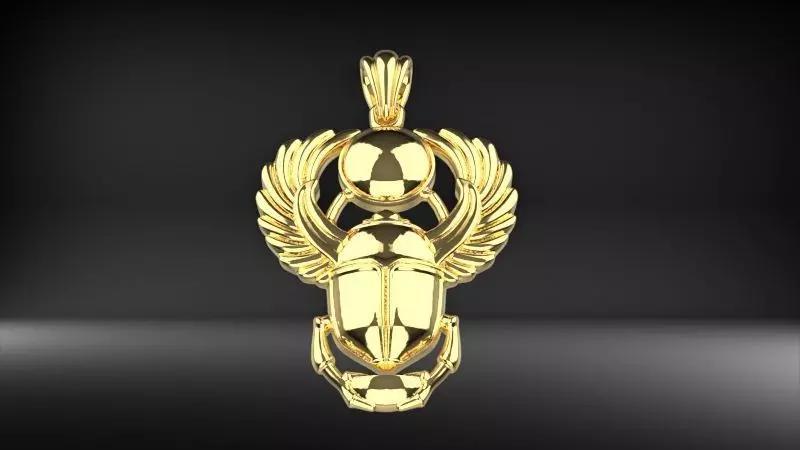 Egyptian scarab pendant