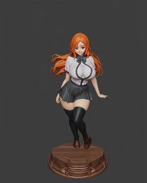 orihime inoue anime bleach v2 3D model for printing