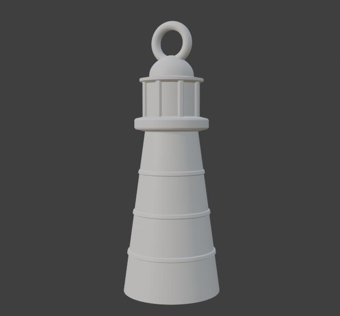 Lighthouse Keychain