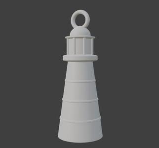Lighthouse Keychain