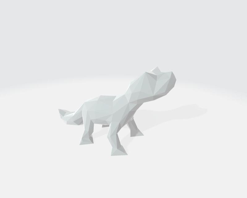 GECKO IN LOW RESOLUTION FIGURE