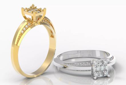 M 1299006 Baguette ring