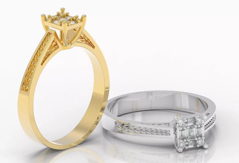 M1299002 Baguette ring