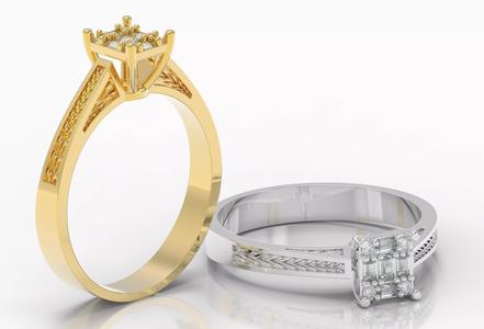 M1299002 Baguette ring