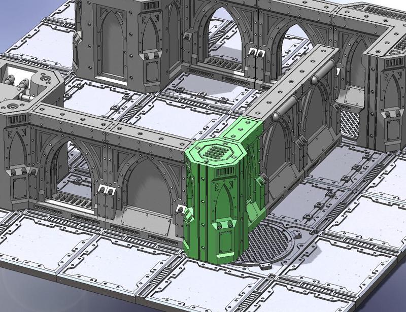 Alternative slim Column Zone Mortalis 28mm