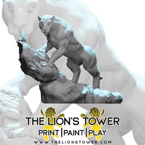 Heroes of The Dale - Gwen, Planar Panther (32mm scale, Pre-supported Miniature)