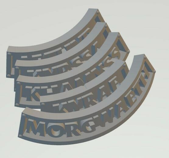 Morgwaeth's Blade Coven NAMETAGS S03 BEASTGRAVE WU