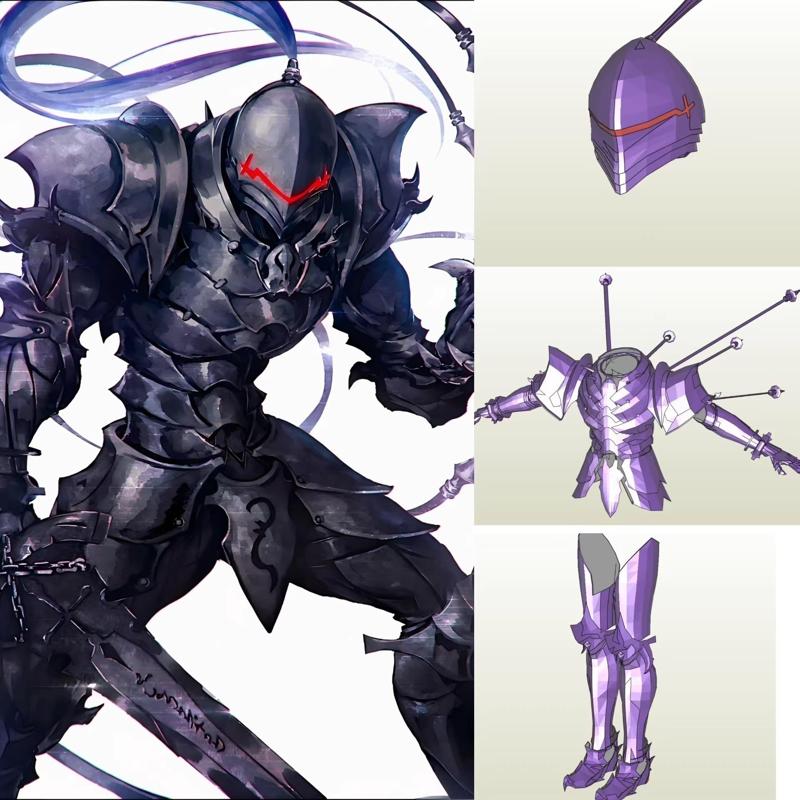 Lancelot - Fate/Grand Order - Armor - Cosplay Prop - EVA Foam Template - PDO + PDF Pepakura Pattern