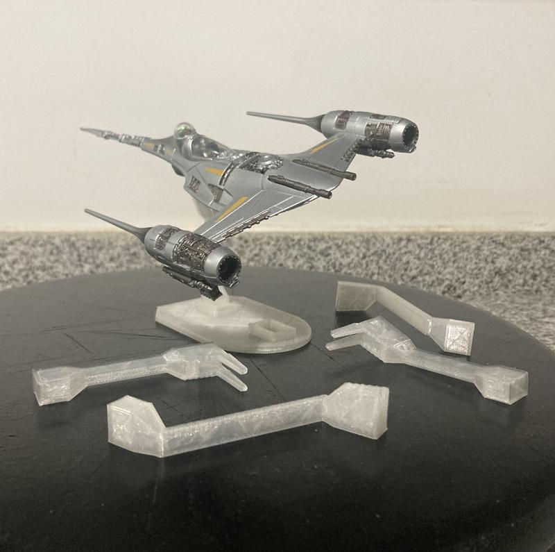 Star Wars Starfighter N1 STAND for Micro Galaxy Collection.