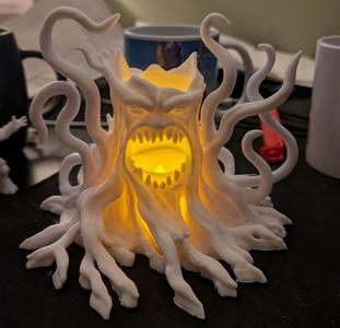 Haunted Tree Stump LED Tealight Holder