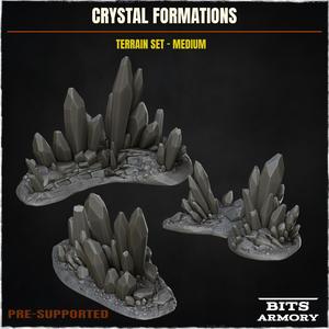 Crystal Formations – Terrain Set (Medium)
