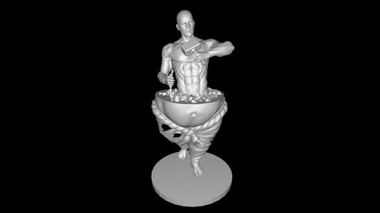 Breaking Free – Sculptural 3D Printable Bust