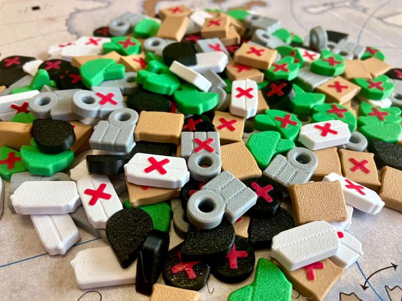 Goods Markers for Indonesia Board Game (Second Edition)