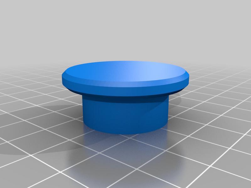 Keezer shank hole cap