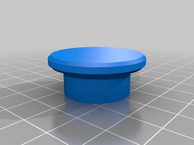Keezer shank hole cap