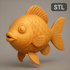 Beautiful Fish 3D Model – STL File for 3D Printing