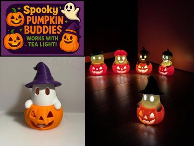 Halloween Pumpkin Ghost V.2 Buddy