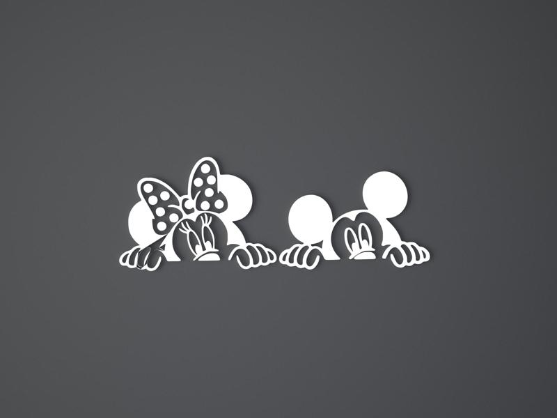MINNIE & MICKEY MURAL