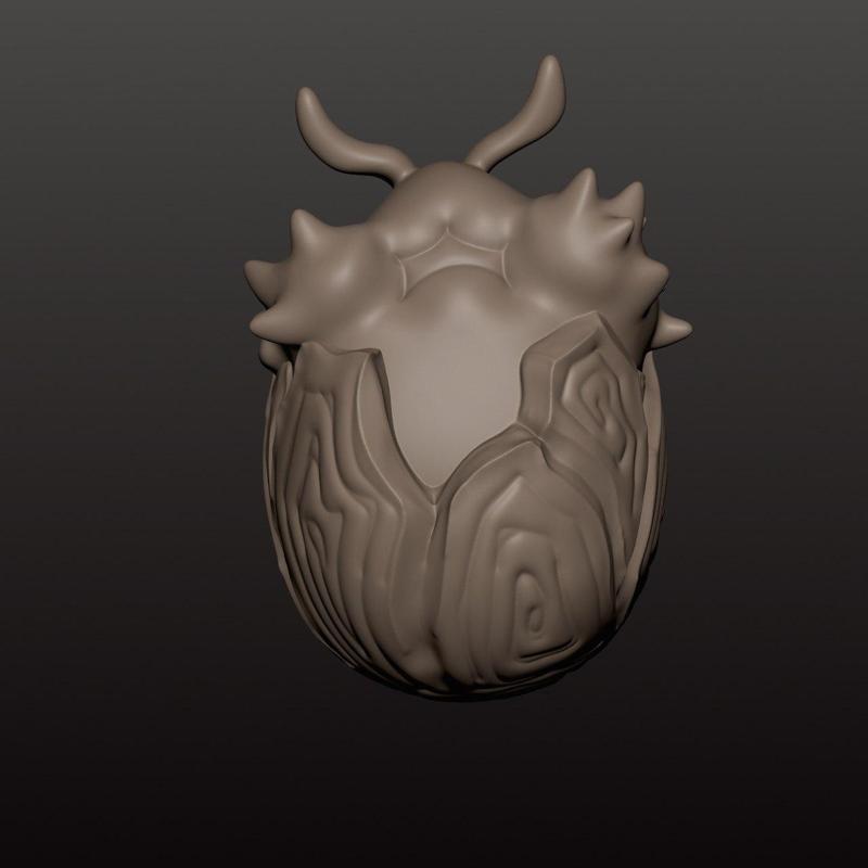 A flea got stuck in a stone (hollow knight: silksong) full figure