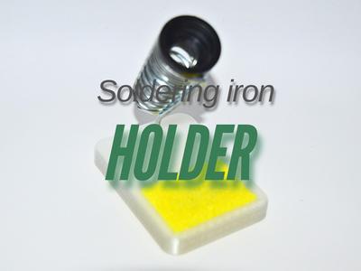Soldering iron holder