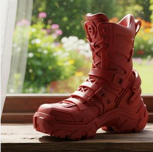 Urban Tactical Boot – 3D Printable Shoe Model