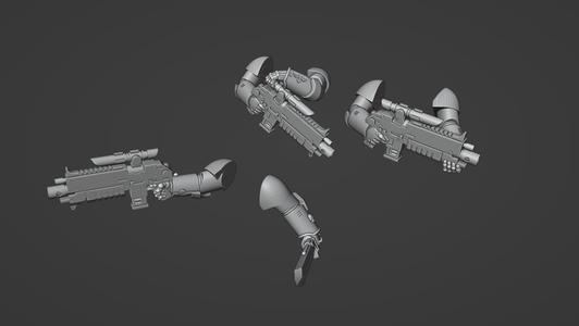 hands with weapons Pack