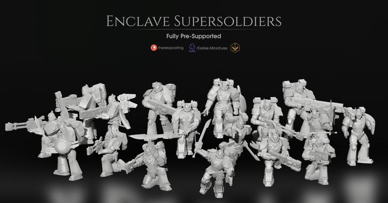 Enclave Supersoldiers - Farseeing Allies