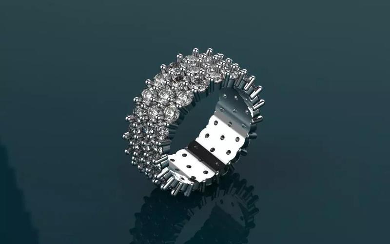 Diamond Ring -Size 5-5 - Jewelry 3D - AN-351