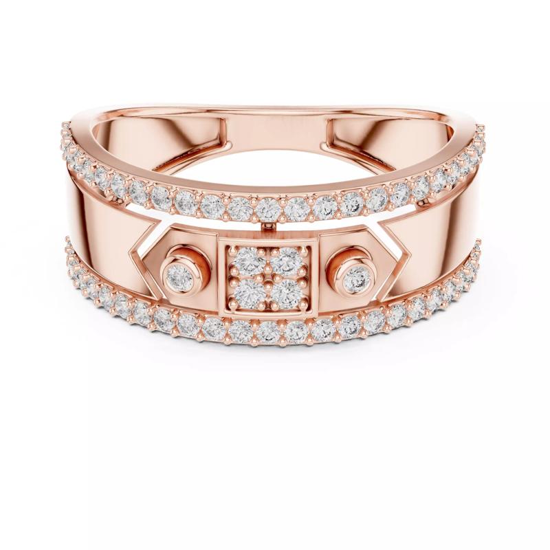 Diamond Band Ring 3dm stl renders animation videos details