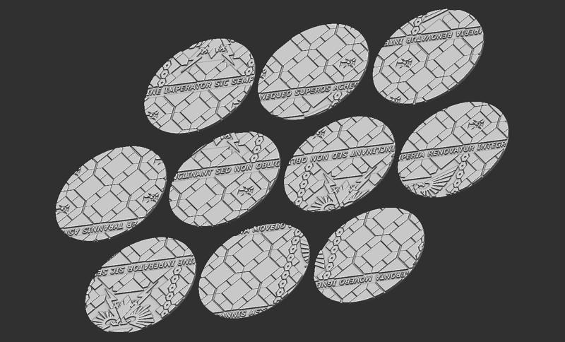 80mm Round Base Tops - Imperial Palace