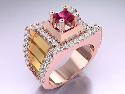 Diamond Ring - Mens Rings - N108