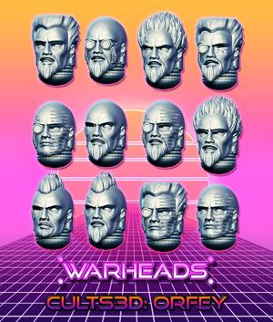 Galactic Warriors - 51 x Heads