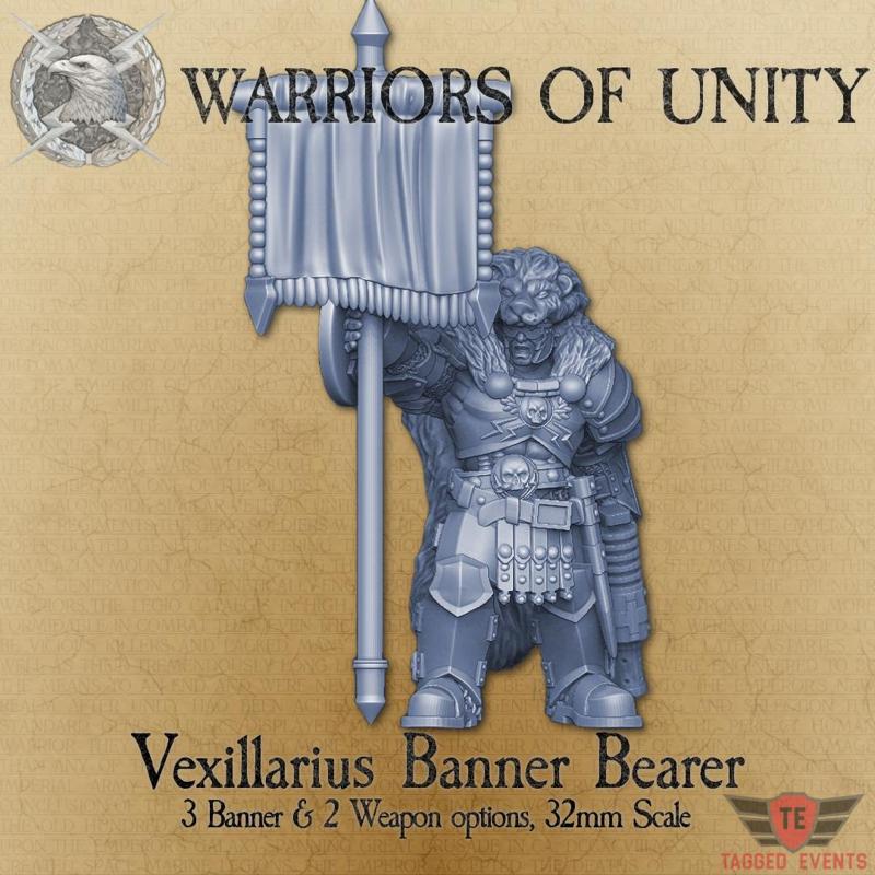 Warriors of Unity - Vexillarius Banner Bearer