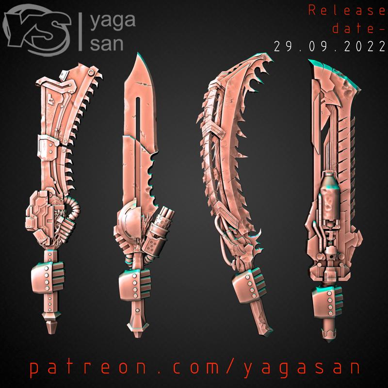 Saw Swords KitBASH Pack