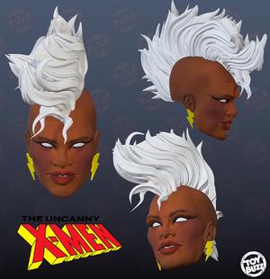 Punk storm custom head for marvel legends