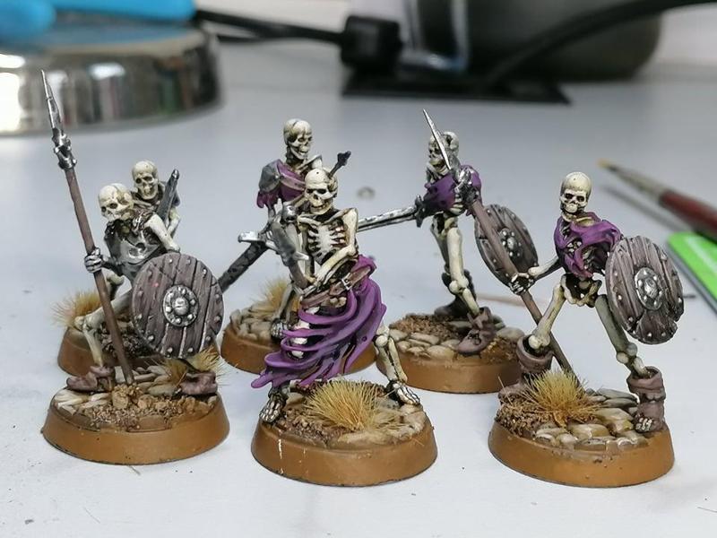 Skeleton Horde - 16 x 32mm scale skeleton miniatures