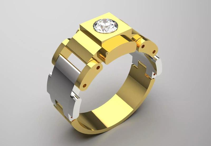 man diamond ring ror0054