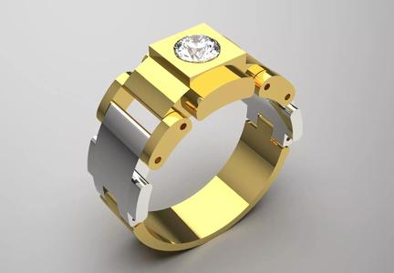 man diamond ring ror0054