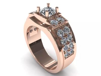 Man Wedding Diamond Ring