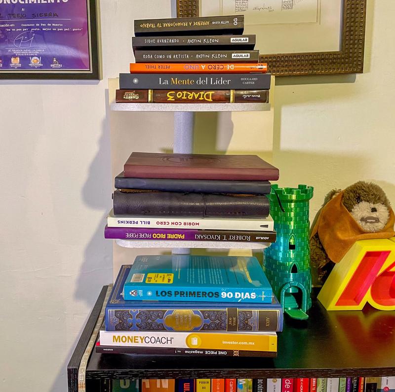 Bookcase, Mini bookshelf for books, Compact shelf for equipment