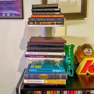Bookcase, Mini bookshelf for books, Compact shelf for equipment