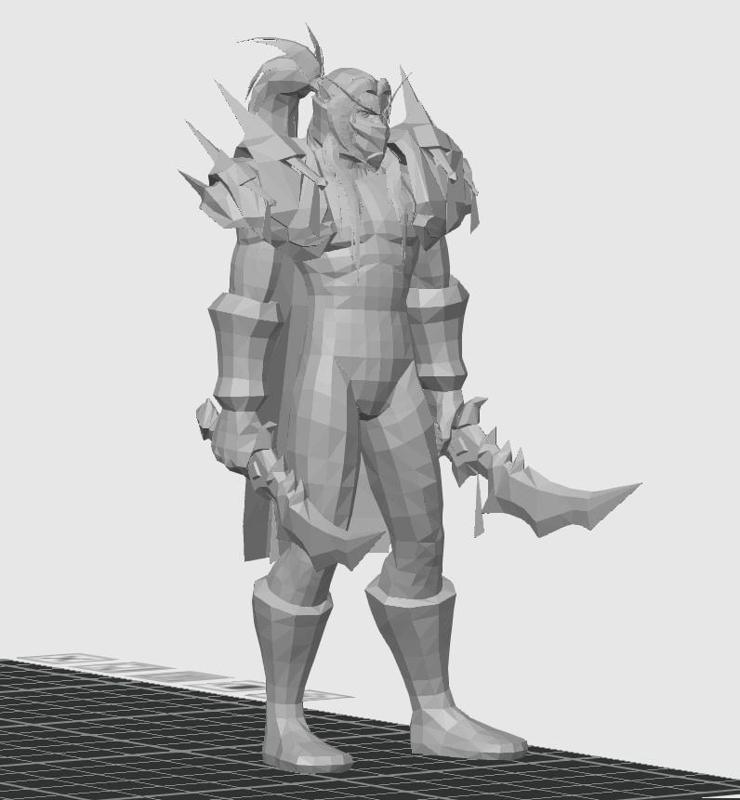 Wow Rogue Blood-Elf 3D model