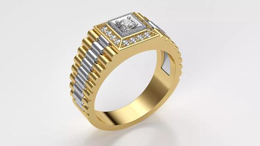 Mens Signet Ring R12