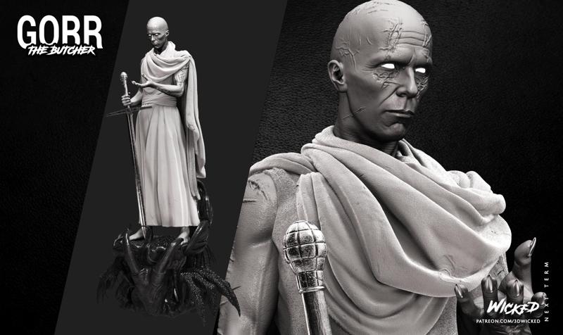 Wicked Marvel Gorr Sculpture: Tested and ready for 3d printing