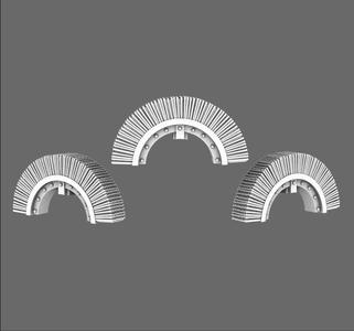 Space Knights Feathered Crest for V7 helmets