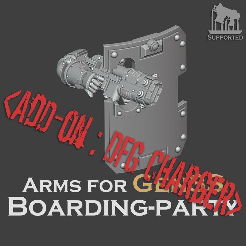 Gen 3S Boarding party arms / Addon - DFG Charger (Ver.1 Update)
