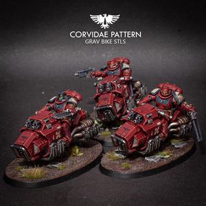 Corvidae Pattern Grav Bike